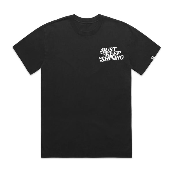 JUST KEEP SHINING HEAVY FADED TEE