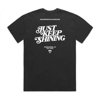 JUST KEEP SHINING HEAVY FADED TEE